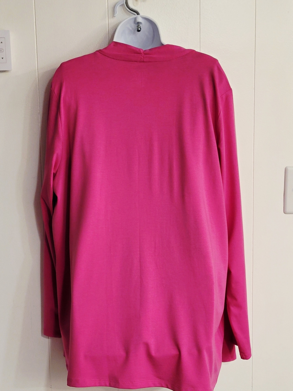 Open-Front Pink Drape Cardigan & Tank Top Set - Picture 8 of 12